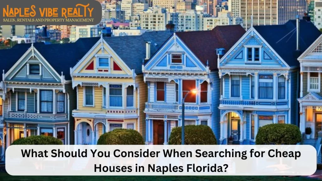 What Should You Consider When Searching for Cheap Houses in Naples Florida?